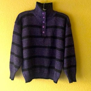 Vintage marbled purple sweater